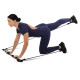 Палиця гімнастична з еспандерами Gym Stick для фитнеса Sport FI-4412 1,3м чорний