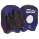 Міні-лапа боксерська вигнута тренувальна Кожвініл FAIRTEX FMV14 19x17x5см 2штуки