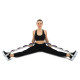 Стрічка стропа з петлями для розтяжки STRETCHING STRAP EZOUS I-02 10 петель сірий-фіолетовий