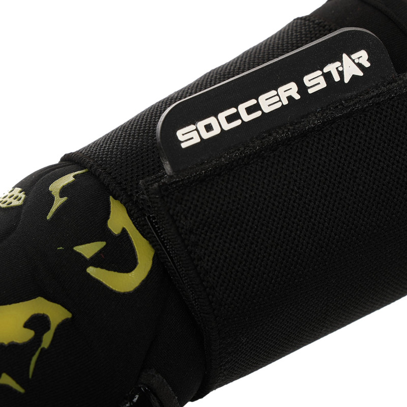 Воротарські рукавиці SOCCER STAR VL-5999 розмір 7-10 Чорний-жовтий