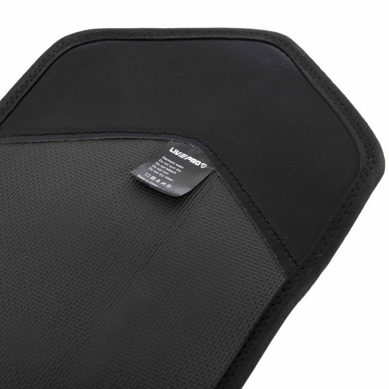 Пояс для тренажерного залу та схуднення SWEAT WAIST TRIMMER LiveUp LP8718 розмір 125x19,5x0,5см чорний-сірий