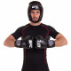Рукавиці боксерські на липучці PU UFC Boxing UBCF-75181 14 унцій чорний