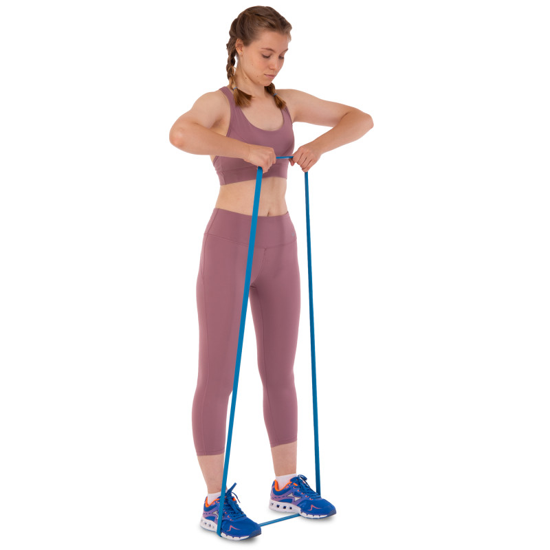 Гума петля для підтягувань та тренувань стрічка силова Sport Fitness LINE FI-9584-3 35-50кг синій