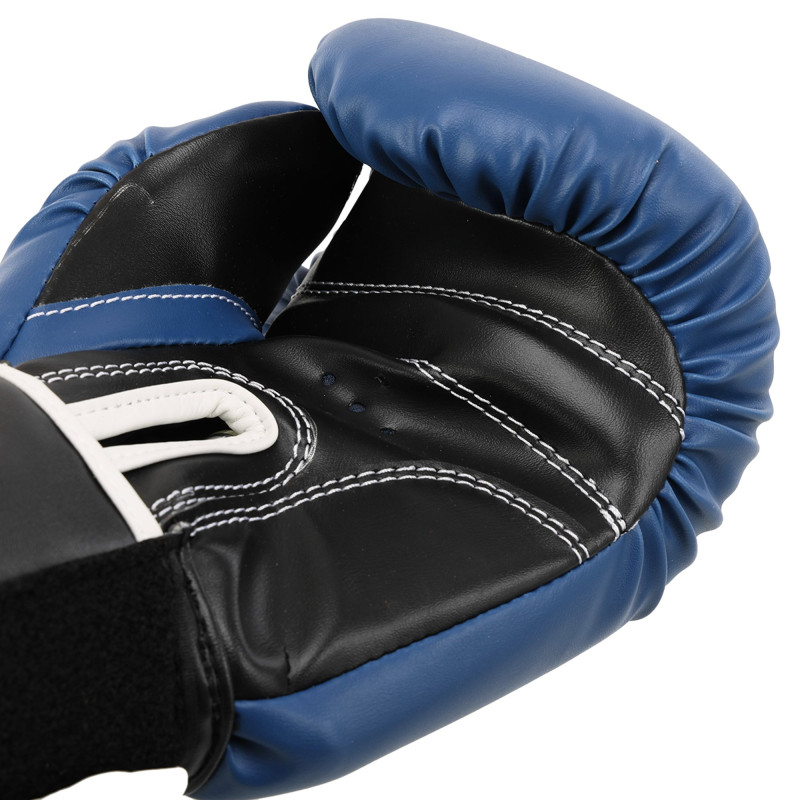 Рукавиці боксерські на липучці штучна шкіра BOXER Эліт 2022 10-16 унцій Чорний