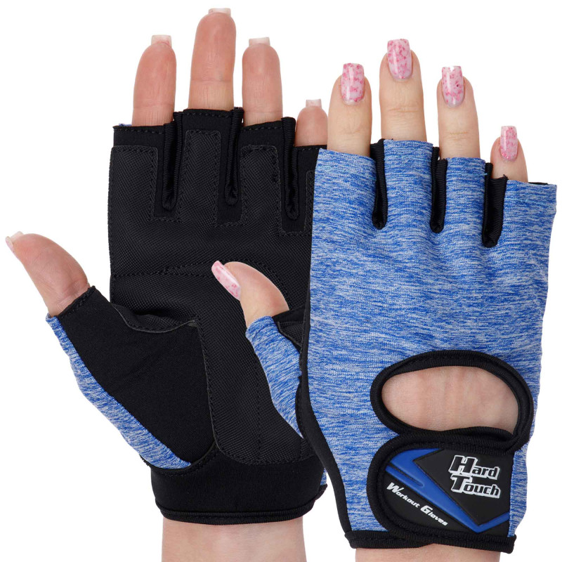 Рукавиці для фітнесу та тренувань HARD TOUCH FG-003 XS-XL Бузковий