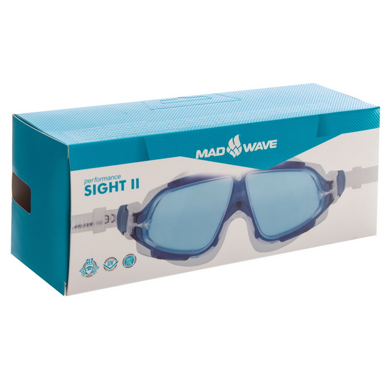 Окуляри-маска для плавання дорослі MadWave SIGHT II M046301