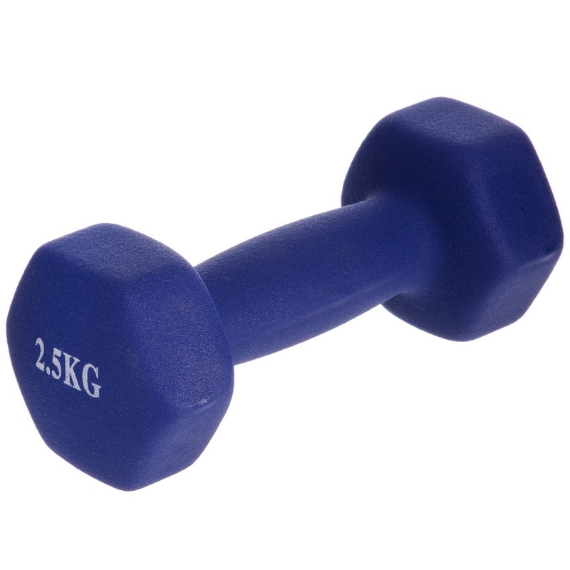 Гантель для фітнесу неопреновий Sport TA-0001-2_5 1шт 2,5кг