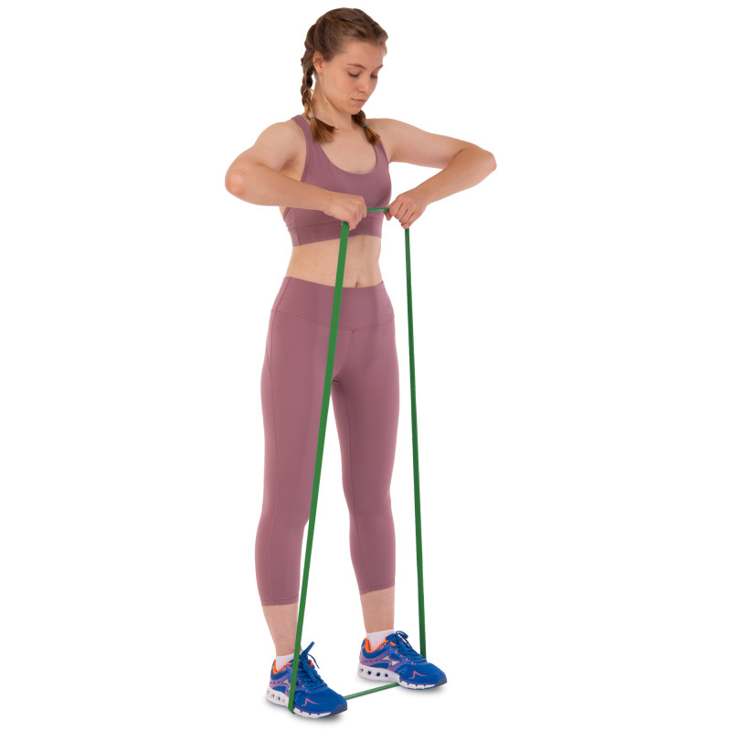 Гума петля для підтягувань та тренувань стрічка силова Sport Fitness LINE FI-9584-5 100-120кг салатовий