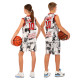 Форма баскетбольна дитяча NBA клуб Shuhoku 10 BA-6609 S-2XL білий-червоний