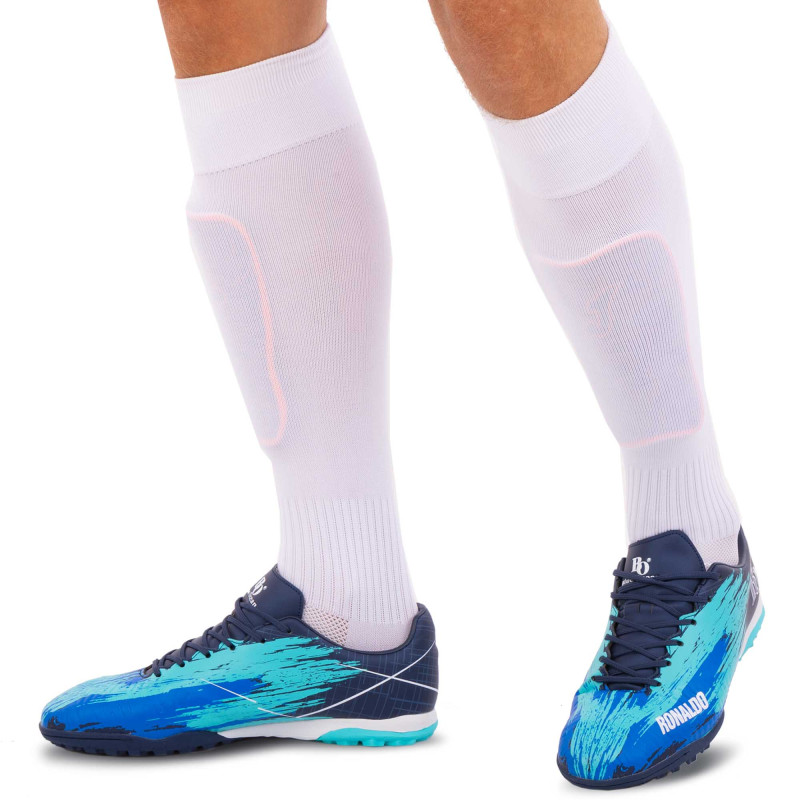 Щитки футбольні Joma PANTHER 401678-320 XS-M темно-синій-оранжевий Темно-синій-помаранчевий