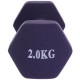 Гантель для фітнесу неопреновий Sport TA-0001-2 1шт 2кг