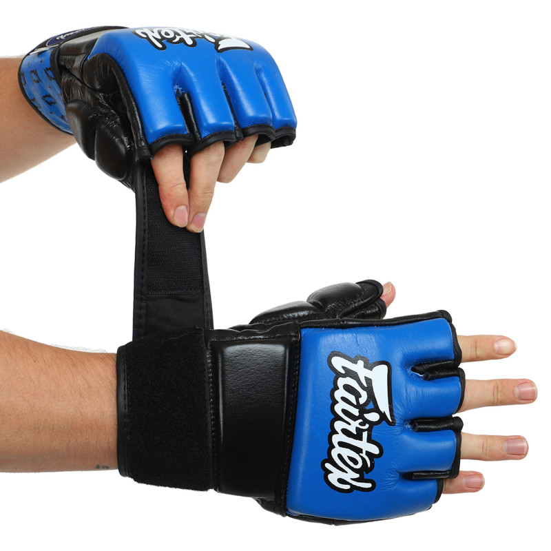 Рукавиці для змішаних єдиноборств MMA FARTEX BO-0582 S-XL Чорний