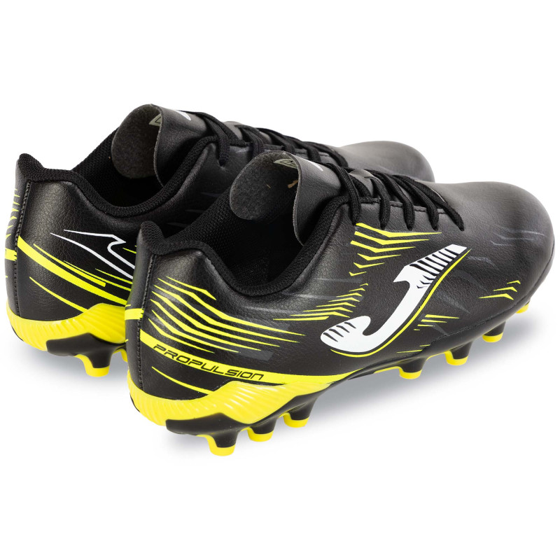 Бутси футбольні дитячі Joma PROPULSION JR PRJW2501AG розмір 31-38 чорний-салатовий