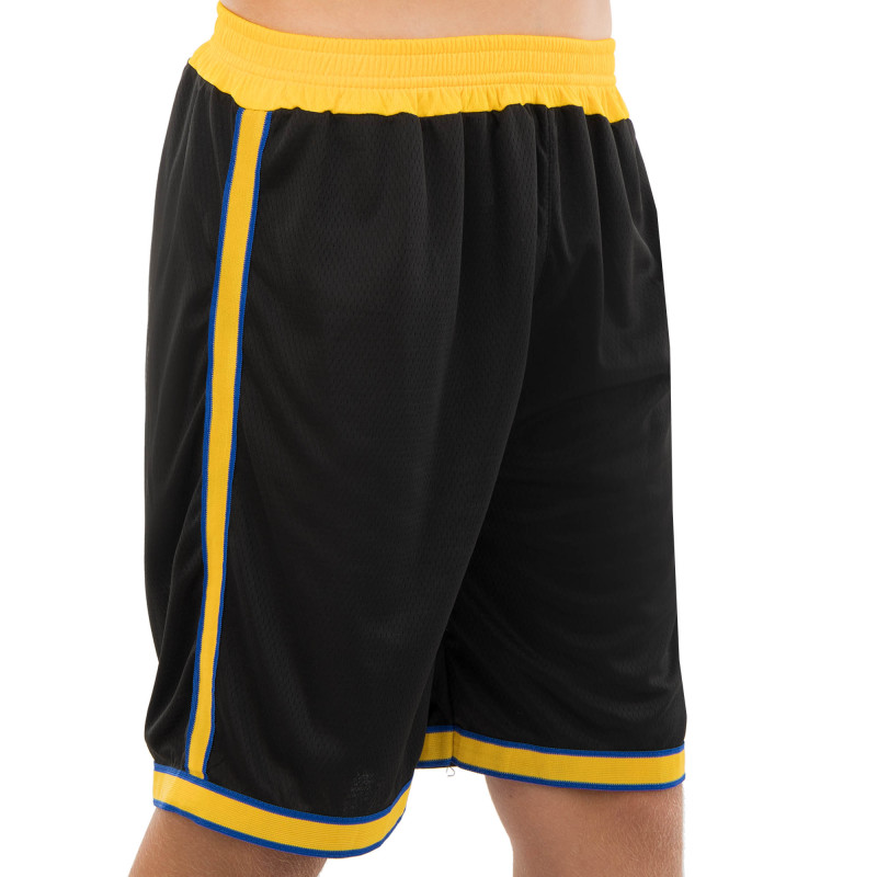 Форма баскетбольна дитяча NBA клуб Golden state warriors 30 BA-9963 S-2XL чорний-жовтий