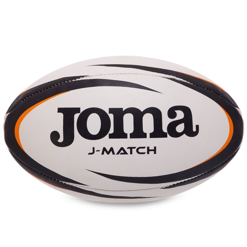М'яч для регбі Joma J-MATCH 400742-201 розмір 5 чорний-білий-помаранчевий