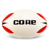 М'яч для регбі CORE R-5379-5 №5 білий-червоний