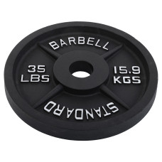 Млинці диски сталеві пофарбовані STANDARD SC-80103-35LB 50мм 15,9кг сірий
