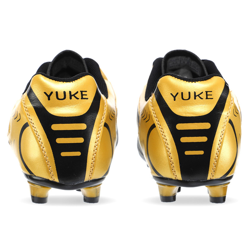 Бутси футбольні YUKE H8001M розмір 40-45 Чорний-золотий
