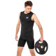 Млинці диски гумові з потрійним хватом та металевою втулкою LIFE FITNESS SC-80154B-15 51мм 15кг чорний