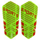 Щитки футбольні SPORTS FB-9728 S-M Різні кольори