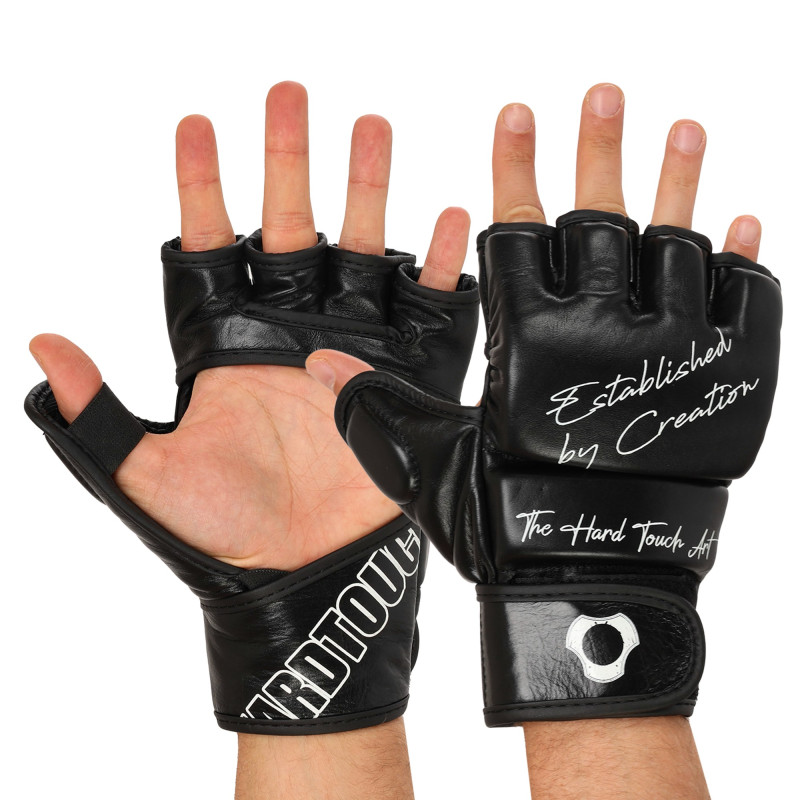 Рукавиці для змішаних єдиноборств MMA HARD TOUCH BO-5237 S-XL чорний