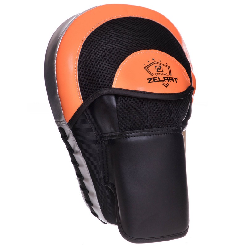 Лапа боксерська вигнута тренувальна PU BO-2885 25x18,5x4,5см 2штуки