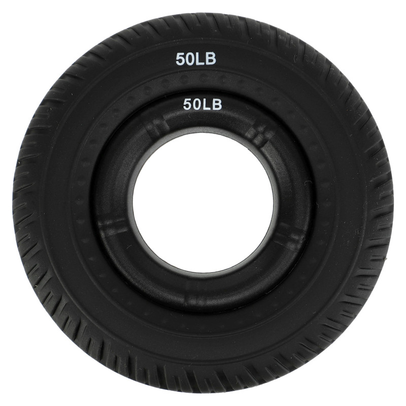 Еспандер кистьовий кільце з подвійним навантаженням 2в1 JELLO FI-0708 1шт навантаження 20LB-50LB Сірий
