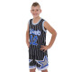 Форма баскетбольна дитяча NBA клуб Orlando Magic 32 BA-9827 S-2XL чорний-білий