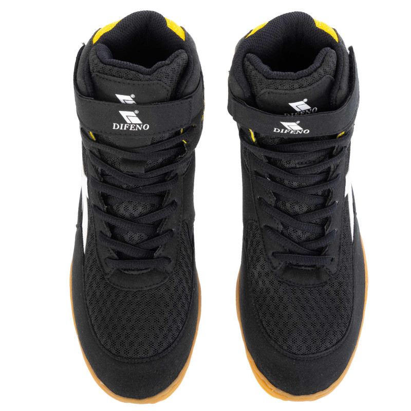 Борцівки Wrestling DIFENO W-4010-6 розмір 36-40 чорний-жовтий