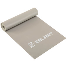 Стрічка еластична для фітнесу та йоги Zelart FI-7796-4 сірий