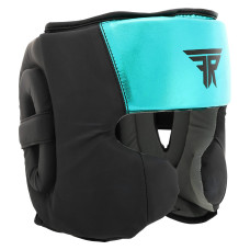 Шолом боксерський у мексиканському стилі FLEX FISTRAGE VL-9733 S-XL Чорний-синій