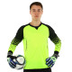 Рукавиці воротарські професійні із захистом пальців SOCCERMAX GK-4321 розмір 7-11 Салатовий-синій