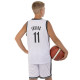 Форма баскетбольна дитяча NBA клуб Brooklyn Nets 11 3578 S-2XL Чорний-білий