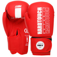 Рукавиці боксерські на липучці PU HARD TOUCH BO-4436 10-14 унцій Червоний