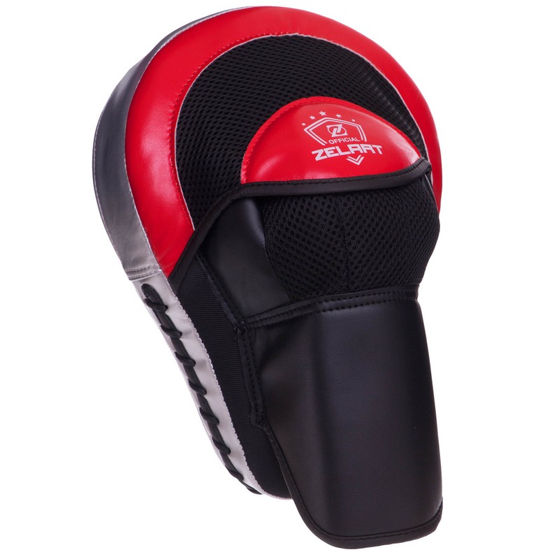 Лапа боксерська вигнута тренувальна PU BO-2885 25x18,5x4,5см 2штуки