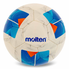 М'яч футбольний MOLTEN F5N1711 №5 PVC білий-синій