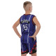 Форма баскетбольна дитяча NBA клуб Raptors 15 BA-9828 S-2XL фіолетово-червоний Фіолетовий