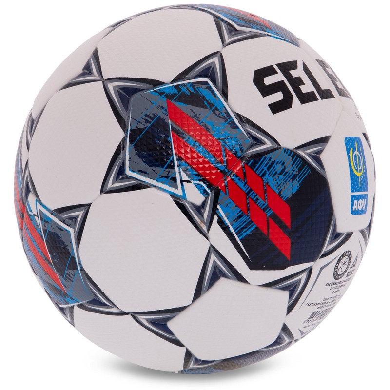 М'яч для футзалу SELECT FUTSAL SUPER TB FIFA QUALITY PRO V22 Z-SUPER-FIFA-WR №4 білий-червоний