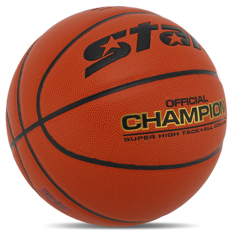 М'яч баскетбольний STAR CHAMPION FIBA ​​BB317 розмір 7 помаранчевий