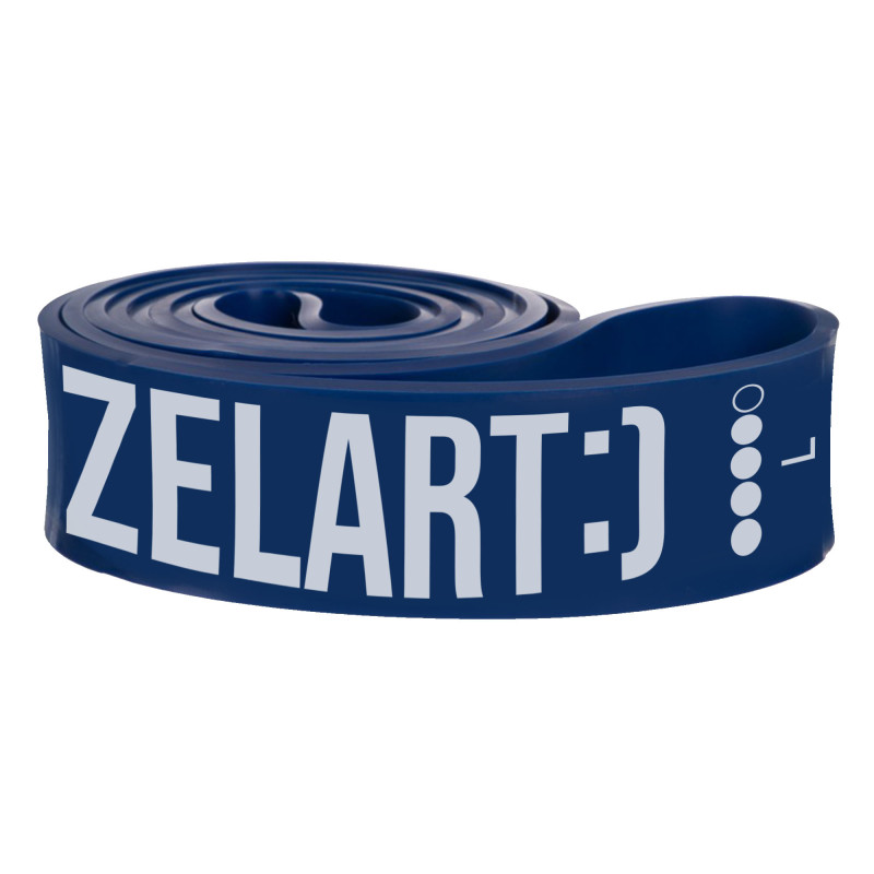 Гума петля для підтягувань та тренувань стрічка силова Zelart POWER BANDS FI-0889-4 POWER BAND 25-57кг синій