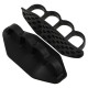 Накладки на долоні грипси Gym Grips для силових тренувань та турніка силіконові нековзні Sport TA-6742 2 шт чорний