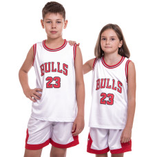 Форма баскетбольна дитяча NBA клуб Chicago Bulls 23 5351 S-2XL Білий-червоний