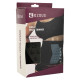 Пояс для тренажерного залу та схуднення SWEAT WAIST TRIMMER EZOUS O-13 розмір 126x20см чорний-сірий