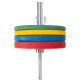 Бамперні диски гумові Bumper Plates LiveUp LP8335-20 ø50.5мм 20кг синій