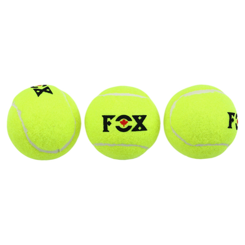 М'ячі для великого тенісу FOX BT-9799 3шт салатовий