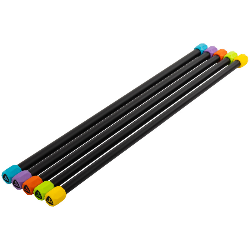 Бодібар Body Bar LiveUp LP8145-4 вага 4кг чорний-червоний