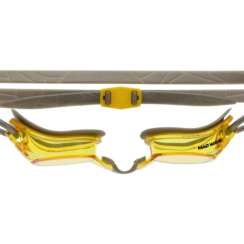 Окуляри для плавання стартові райдужні лінзи MadWave STREAMLINE Rainbow M045703