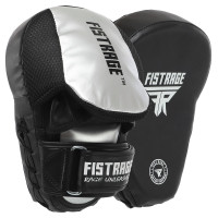 Лапа боксерська вигнута тренувальна FLEX FISTRAGE VL-8323 26x19x5см 2штуки сірий-чорний