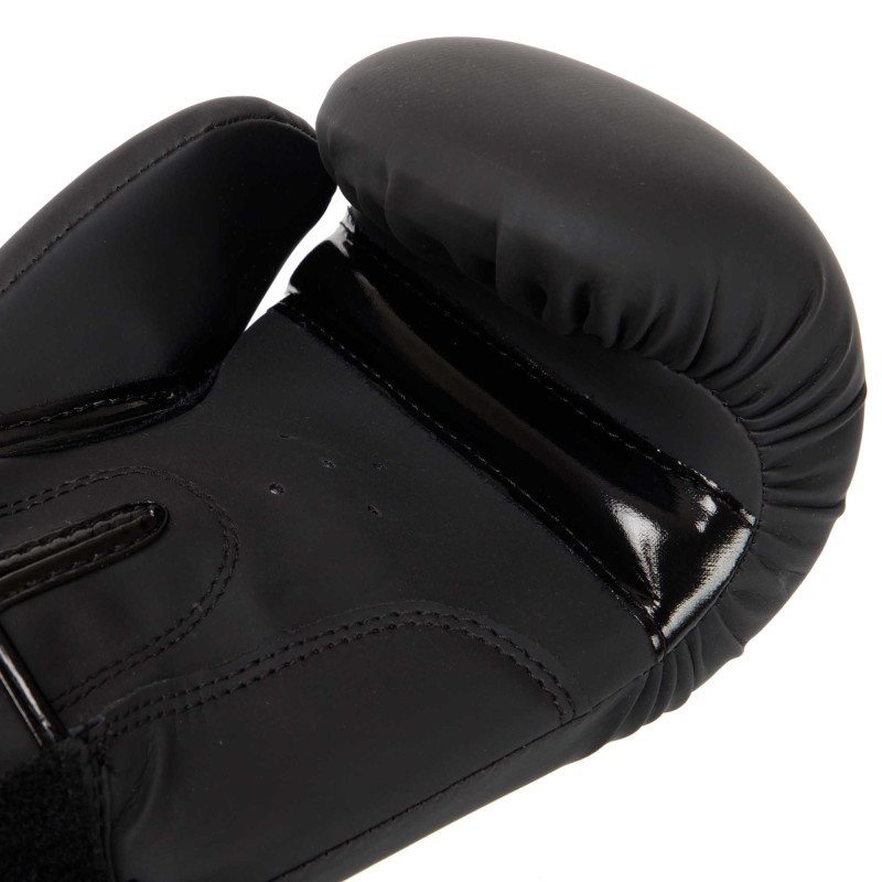 Рукавиці боксерські на липучці PU HARD TOUCH BO-4432 10-14 унцій Чорний-зелений