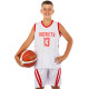 Форма баскетбольна дитяча NBA клуб Houston Rockets 13 BA-0966 S-2XL Білий-червоний